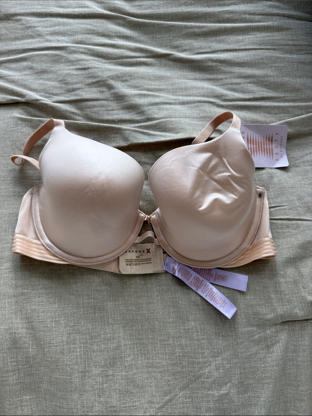 Savage X Fenty Nude Padded T-Shirt Bra